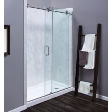 Marina 76" High x 48" Wide Sliding Frameless Shower Door with 3/8" Clear Glass