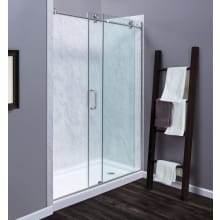 62" High x 60" Wide Sliding Shower Door with Clear Glass