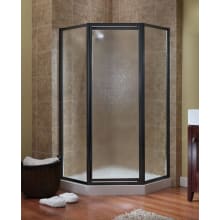 Tides 70" High x 59" Wide Framed Shower Enclosure with Three 3/16" Clear Glass Panels