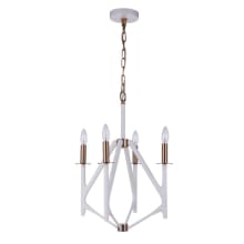 The Reserve 4 Light 18" Wide Taper Candle Style Chandelier