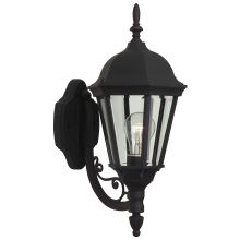 Straight Glass 17" 1 Light Outdoor Wall Sconce