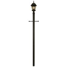 84" Outdoor Fluted Post with Pre-Wire Photocell and Convenient Outlet