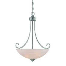 Raleigh 3 Light Bowl Shaped Indoor Pendant - 20 Inches Wide