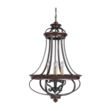 Stafford 6 Light Candle Style Chandelier - 23 Inches Wide