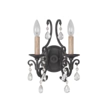 Bentley 2 Light Double Wall Sconce - 9 Inches Wide