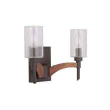 Tahoe 2 Light 12" Wide Bathroom Vanity Light