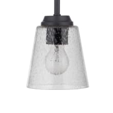 Tyler 6" Wide Mini Pendant with Seedy Glass Shade