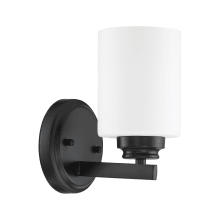 Bolden 9" Tall Bathroom Sconce with Frosted Glass Shade
