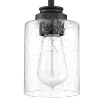Bolden 5" Wide Mini Pendant with Seedy Glass Shade