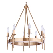 Larrson 8 Light 20" Wide Taper Candle Chandelier