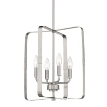 Stowe 4 Light 15" Wide Taper Candle Style Chandelier