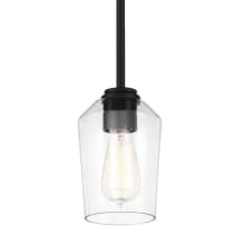 Shayna 6" Wide Mini Pendant with Clear Glass Shade