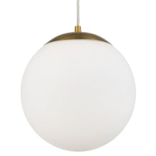 Gaze 10" Wide Mini Pendant with Frosted Glass Shade