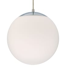 Gaze 12" Wide Pendant with Frosted Glass Shade