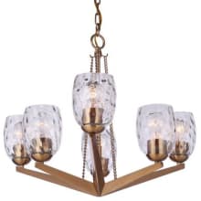 Guiding Star 6 Light 23" Wide Chandelier