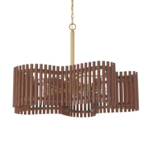 Freeform 5 Light 36" Wide Abstract Chandelier
