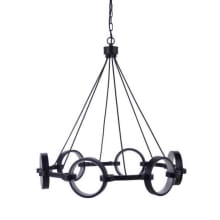 Context 28" Wide LED Ring Chandelier