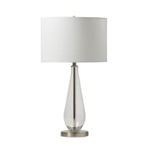 27" Tall Vase Table Lamp with White Shade