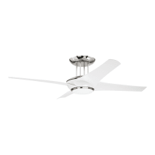Cam 54" 4 Blade Indoor Smart LED Ceiling Fan