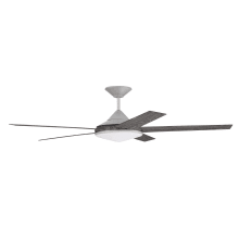 Delaney 60" 5 Blade Outdoor Smart LED Ceiling Fan with Remote Control