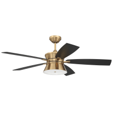 Dominick 52" 5 Blade Indoor Smart LED Ceiling Fan