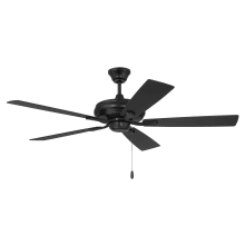 Eos 52" 5 Blade Indoor Ceiling Fan - Flat Black