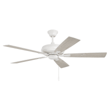 Eos 52" 5 Blade Indoor Ceiling Fan - White