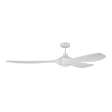 Envy 72" 3 Blade Smart LED Ceiling Fan with Remote Control