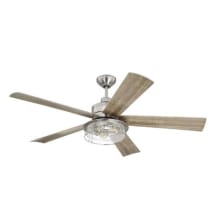 56 Inch Garrick Indoor Ceiling Fan & Light Kit