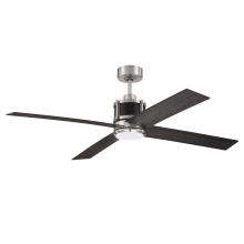 Gregory 56" 4 Blade Indoor Smart LED Ceiling Fan