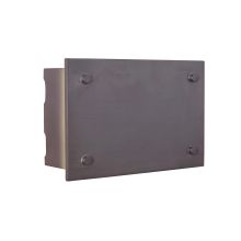 9.13" x 6.25" Rectangle LED Industrial Door Chime 2 Note Tone