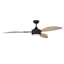 Journey 64" 3 Blade LED Indoor Ceiling Fan with Remote Control