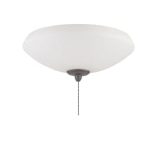 Elegance 12" Wide LED Bowl Ceiling Fan Light Kit with Interchangeable Finials