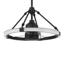 Levy 19" 4 Blade Indoor Smart LED Ceiling Fan