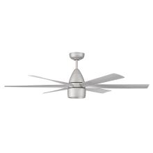 Quirk 54" 6 Blade LED Indoor Ceiling Fan with Remote Control