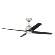 Quell 52" 4 Blade Indoor Smart Ceiling Fan