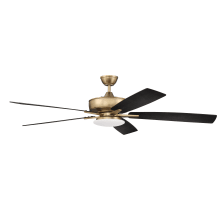 Super Pro 60" 5 Blade LED Indoor Ceiling Fan with Wall Control