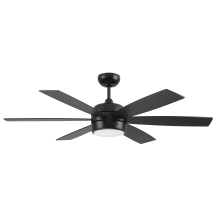 Trevor 52" 6 Blade Smart LED Ceiling Fan with Remote Control