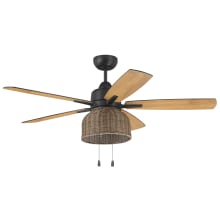 Woven 52" 5 Blade Indoor / Outdoor LED Ceiling Fan