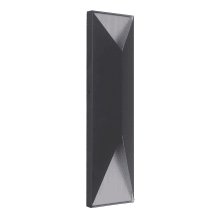 Peak 18" LED Outdoor Wall Sconce - ADA Compliant
