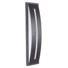 Luna 17" LED Outdoor Wall Sconce - ADA Compliant