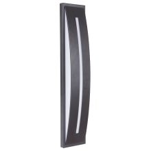 Luna 19" LED Outdoor Wall Sconce - ADA Compliant