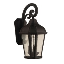 Briarwick 3 Light 19" Tall Outdoor Wall Sconce