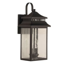 Crossbend 2 Light 19" Tall Outdoor Wall Sconce