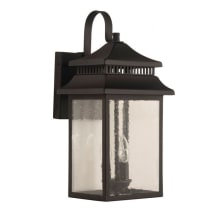 Crossbend 3 Light 20" Tall Outdoor Wall Sconce