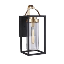 Neo 20" Tall Outdoor Wall Sconce with Clear Glass Shade