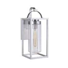 Neo 20" Tall Outdoor Wall Sconce with Clear Glass Shade