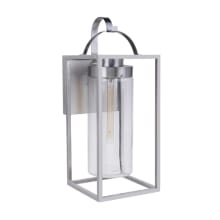 Neo 28" Tall Outdoor Wall Sconce with Clear Glass Shade