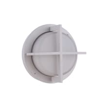 Bulkhead Round 2 Light 10" Wide Flush Mount Outdoor Ceiling Fixture / Converts to Wall Sconce