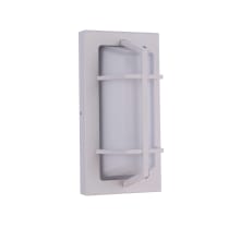 Bulkhead Rectangular 5" Wide Flush Mount Outdoor Ceiling Fixture / Converts to Wall Sconce